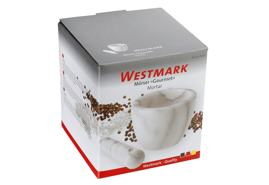 WESTMARK Mörser mit Stößel Gourmet Marmor