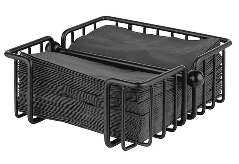 APS Serviettenhalter Metall Urban schwarz 19x19cm