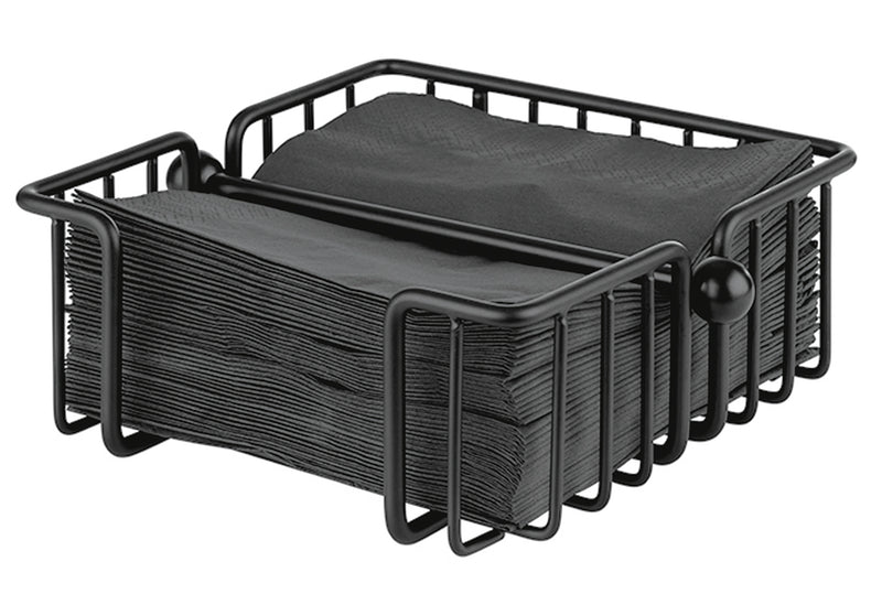 APS Serviettenhalter Metall Urban schwarz 19x19cm