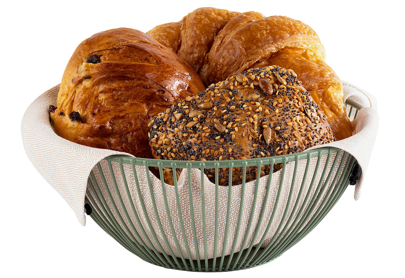 APS Brot-/Obstkorb Svart 20cm smokeygrün