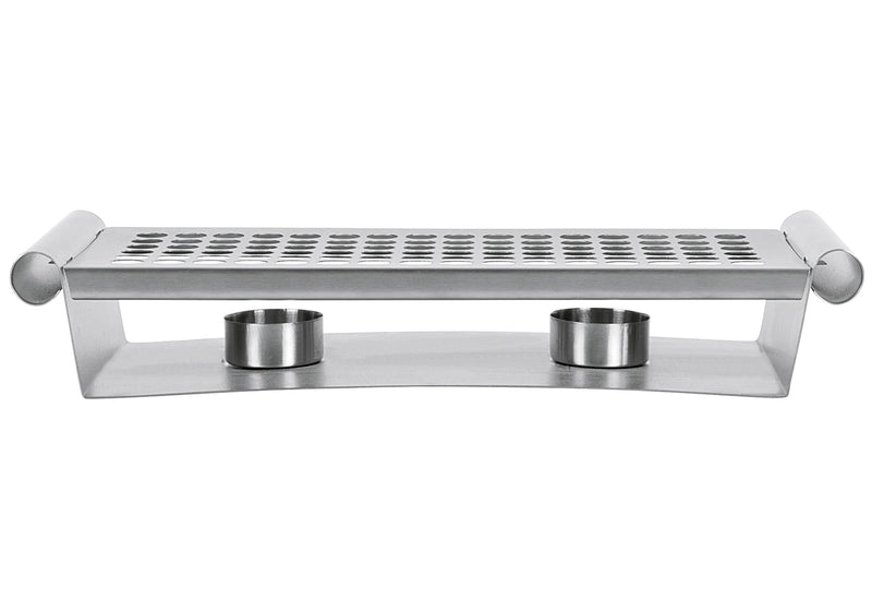 APS Speisenwärmer 2 flammig Edelstahl 34x13x6cm