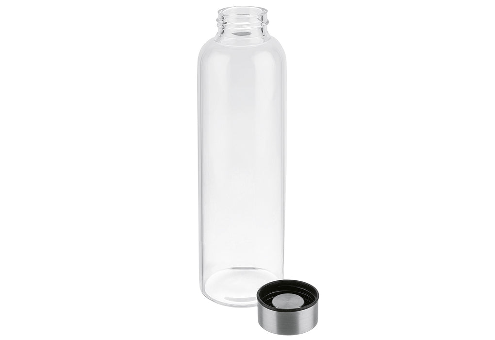 APS Trinkflasche Glas/18/8 0,55l Ø6,5cm H23,5cm