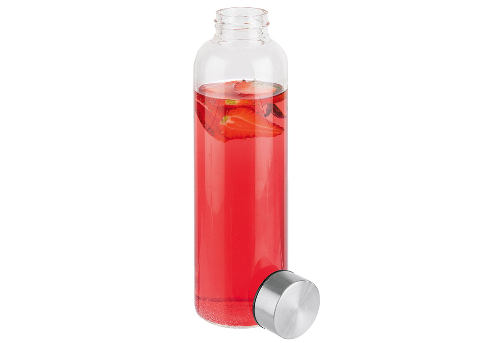 APS Trinkflasche Glas/18/8 0,55l Ø6,5cm H23,5cm