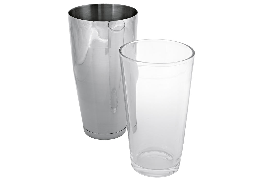 APS Boston Shaker Edelstahlbecher 700ml+Glas 400ml