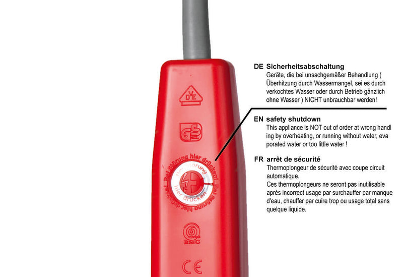 EHLERS Eimertauchsieder ETS 240 2000Watt  55cm