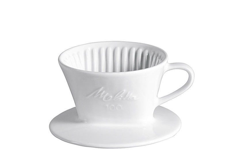 FRIESLAND Kaffeefilter Porzellan Größe 100 1-Loch weiß