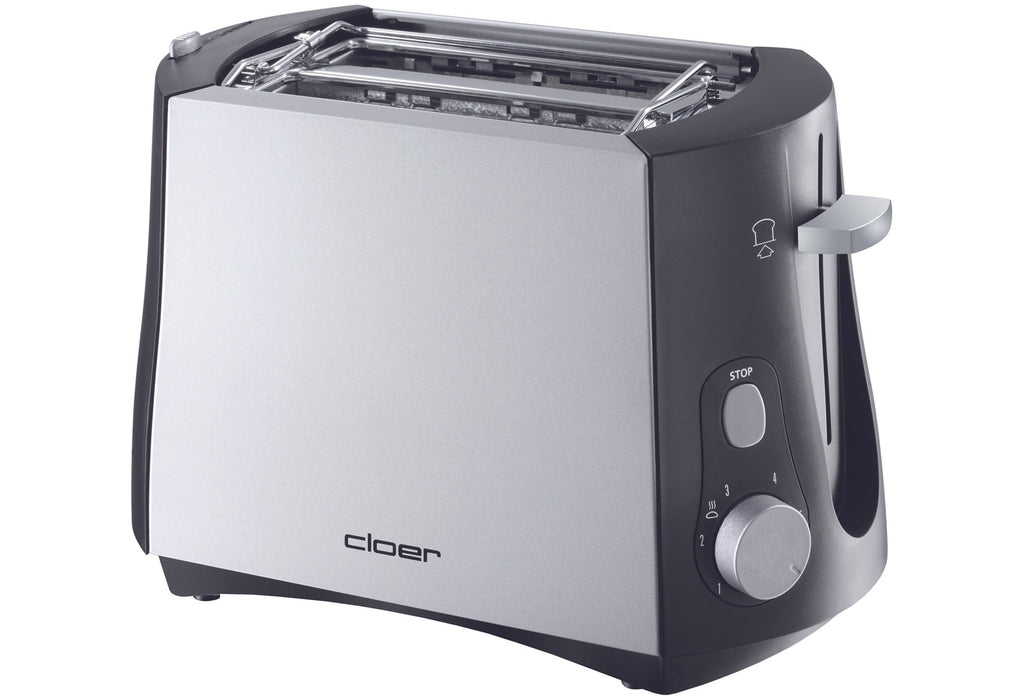 CLOER Toaster 3410 2Scheiben chrom/schwarz