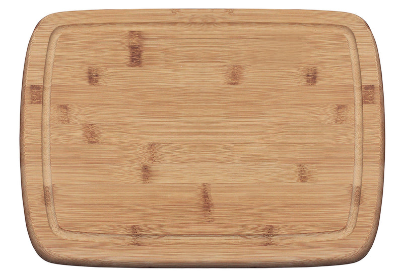 Tranchierbrett mit Saftrille Bambus 40x28cm