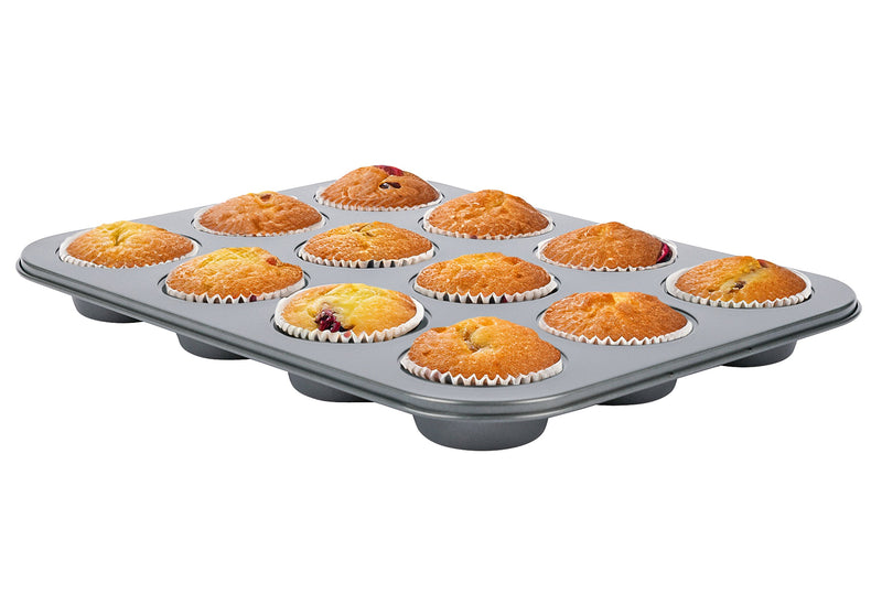 Muffinform für 12 Stück grau