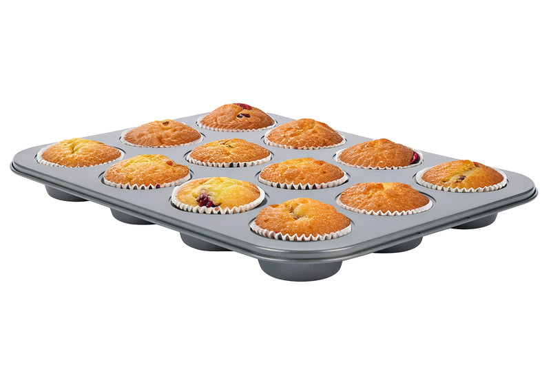 Muffinform für 12 Stück grau