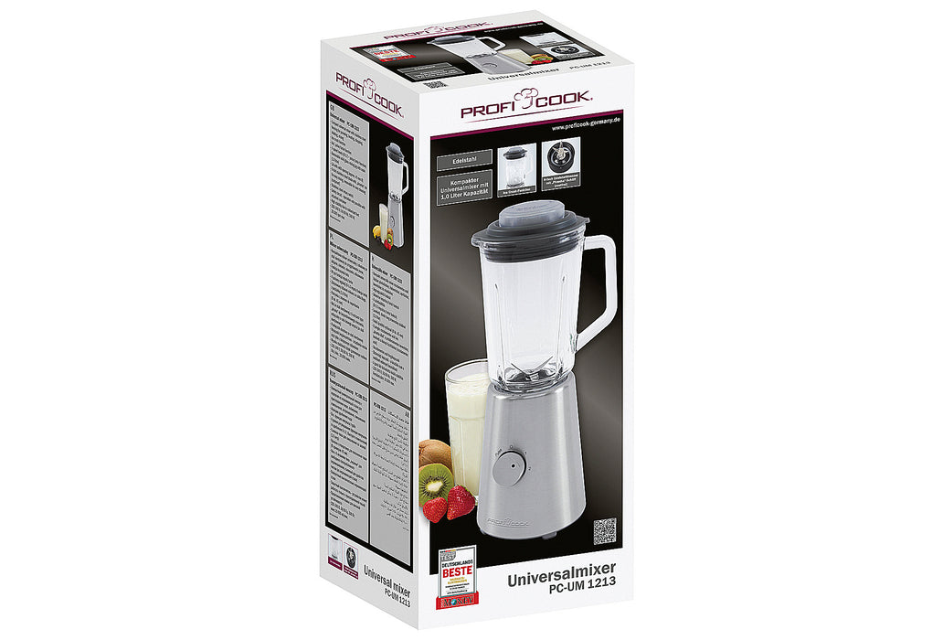 PROFICOOK PC-UM 1213 Standmixer 1l 500W Edelstahl