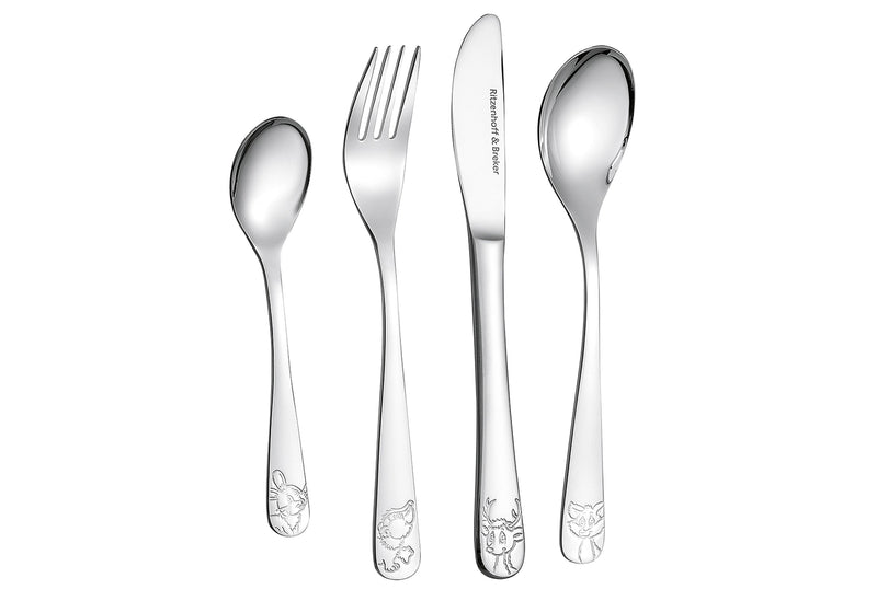 RITZENHOFF & BREKER Kinderbesteck Waldtiere 18/10 4teilig