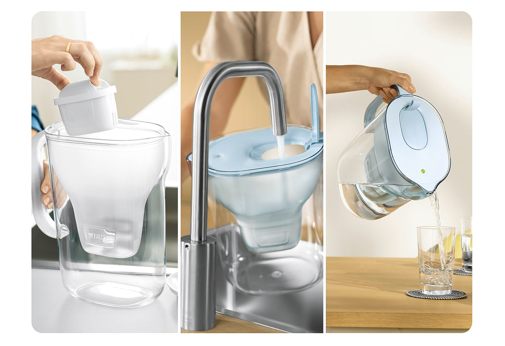 BRITA Wasserfilter Style eco gletscherblau