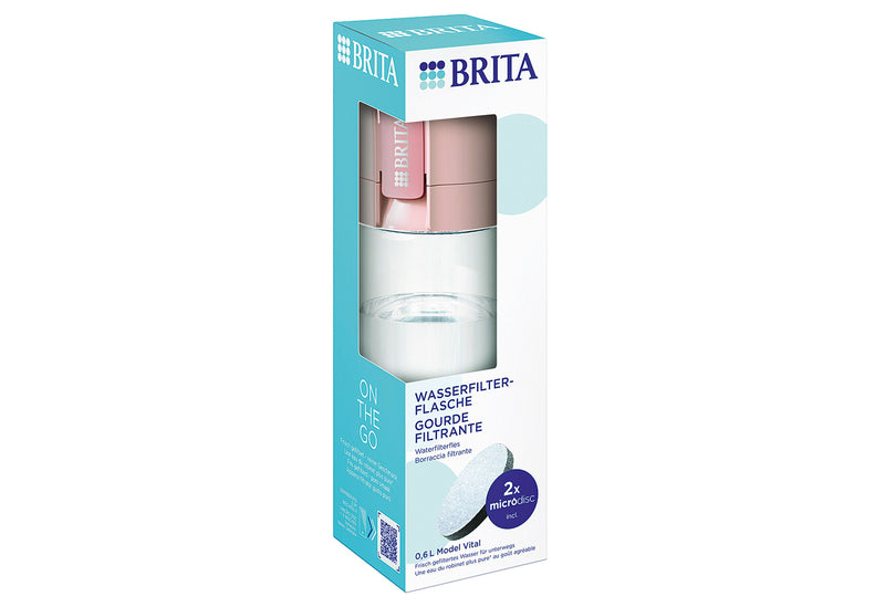 BRITA Wasserfilter-Flasche Vital apricot inkl. 2 MicroDisc
