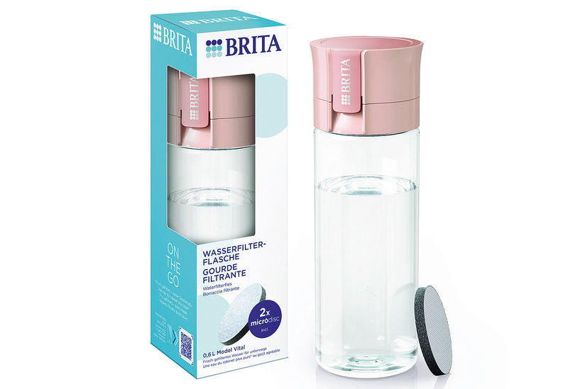 BRITA Wasserfilter-Flasche Vital apricot inkl. 2 MicroDisc