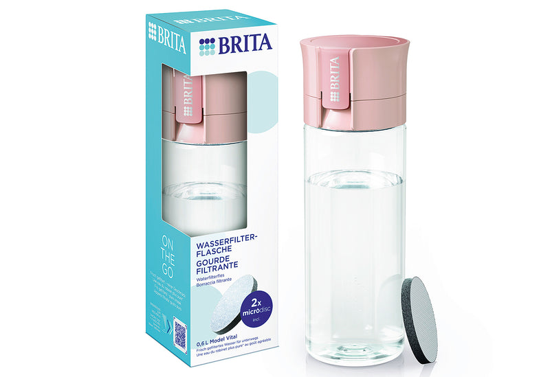 BRITA Wasserfilter-Flasche Vital apricot inkl. 2 MicroDisc