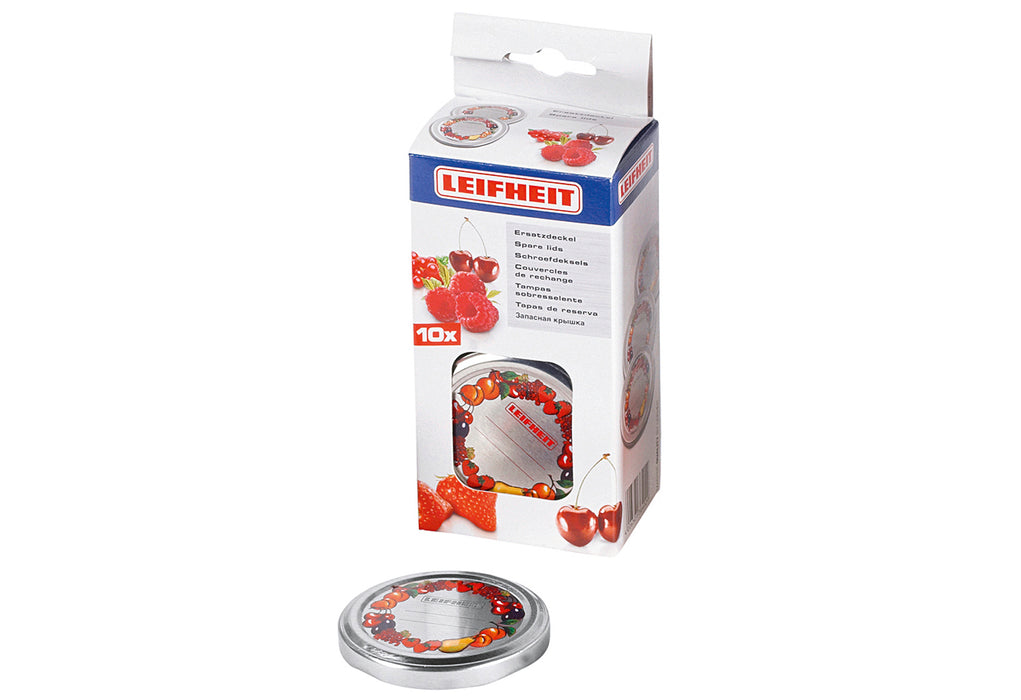 LEIFHEIT Twist-off Deckel Confiture Ø66mm 10er Pack