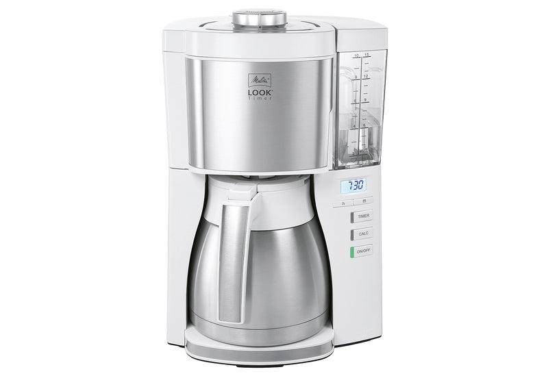 MELITTA Kaffeeautomat Look V Therm Timer 1025-17 10-15 Tassen weiss
