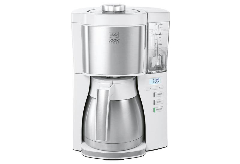 MELITTA Kaffeeautomat Look V Therm Timer 1025-17 10-15 Tassen weiss