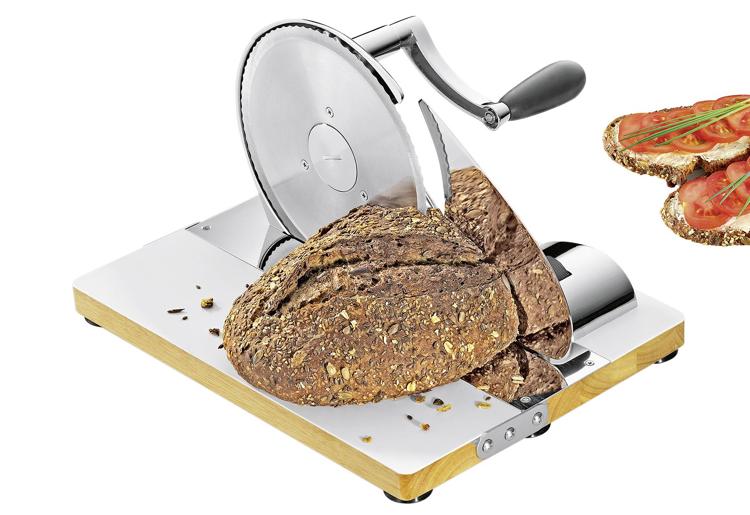 ZASSENHAUS Brotschneidemaschine Vintage manuell chrom