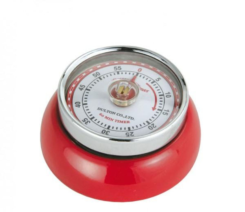 ZASSENHAUS Kurzzeitmesser Retro-Look 3cm Ø7cm rot