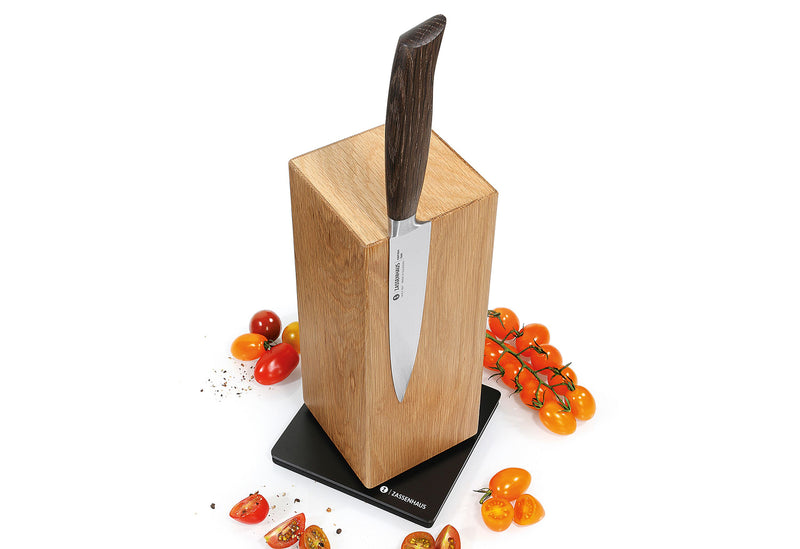 ZASSENHAUS Messerblock Magnet Spin Eiche