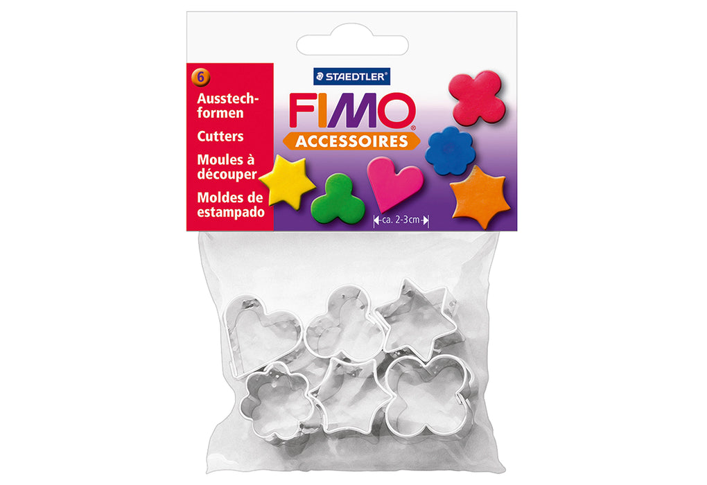 STAEDTLER Zubehör Fimo Ausstechformen Metall 6 Motive