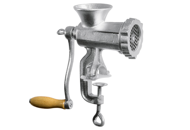 KARL KRÜGER Fleischwolf Sirius Größe 8 inkl. 3 Lochscheiben und Spritzgebäckvorsatz