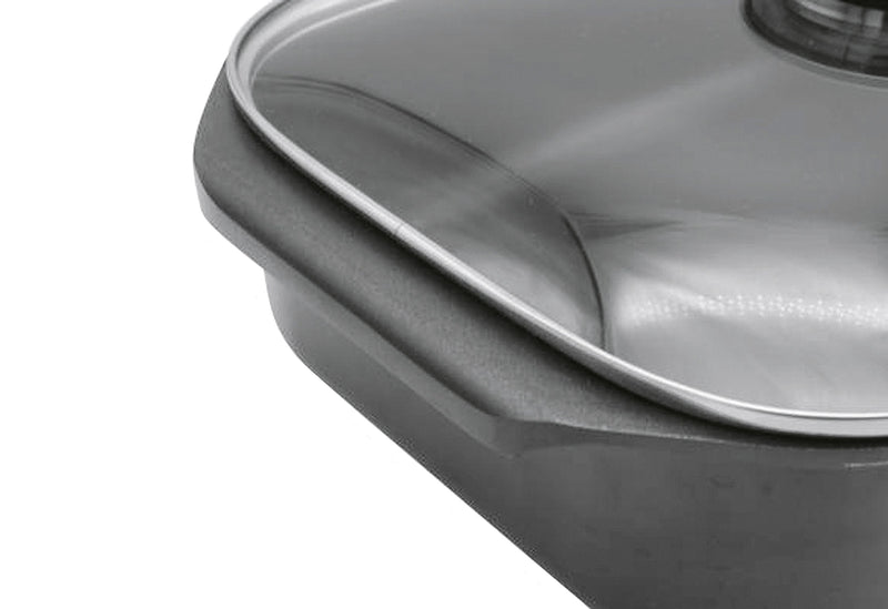 KARL KRÜGER Aromabräter mit Glasdeckel Delta 34,5x24x9cm 5,5l