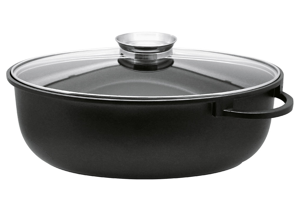 ELO Alucast Bräter oval Elodur Select schwarz matt