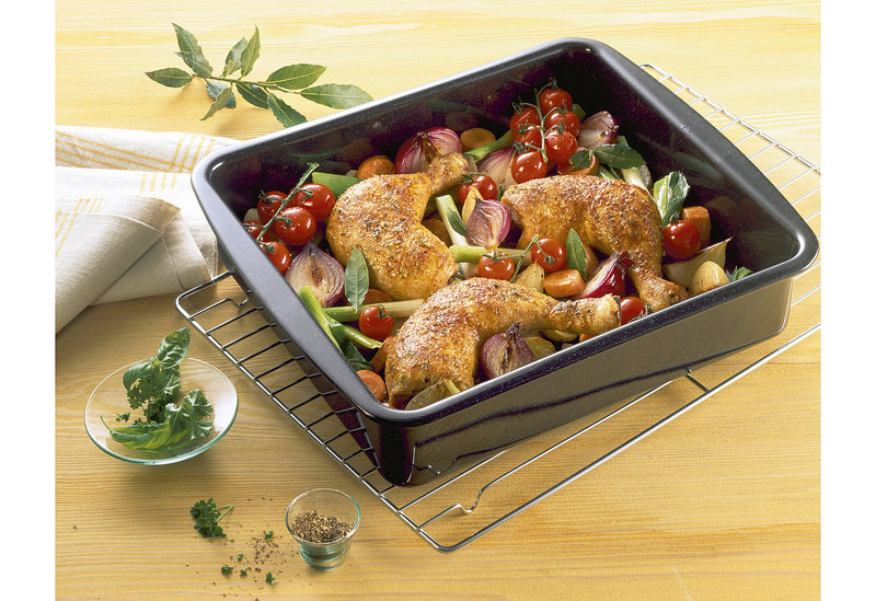 KAISER Auflaufform XL Cuisine Line 36x30x8cm emailliert schwarz