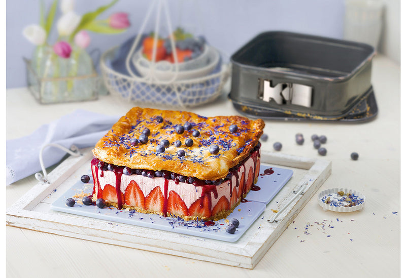 KAISER Springform La Forme Plus 24x24x8cm schwarz quadratisch