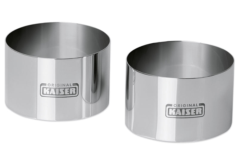 KAISER Dessert-und Vorspeisenring Piccantini Ø8cm Edelstahl 2er Satz