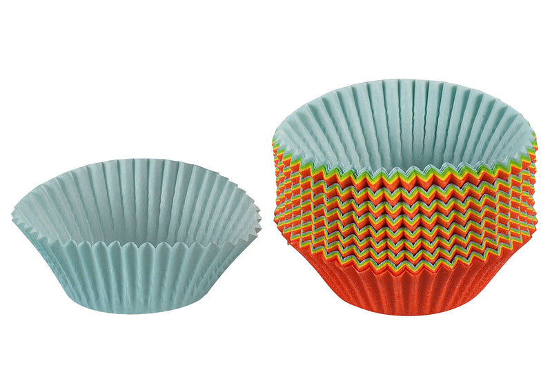 KAISER Papierbackförmchen Muffin Ø7cm farbig sortiert 150er Pack