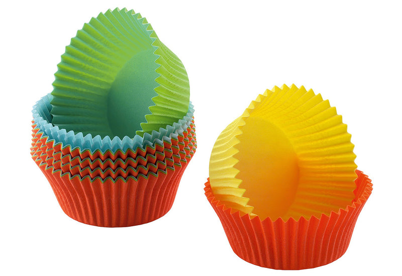 KAISER Papierbackförmchen Mini-Muffin Ø4,5cm farbig sortiert 150er Pack