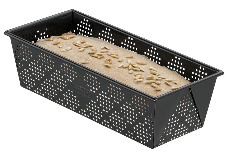 KAISER Brotbackform Inspiration 35cm perforiert schwarz