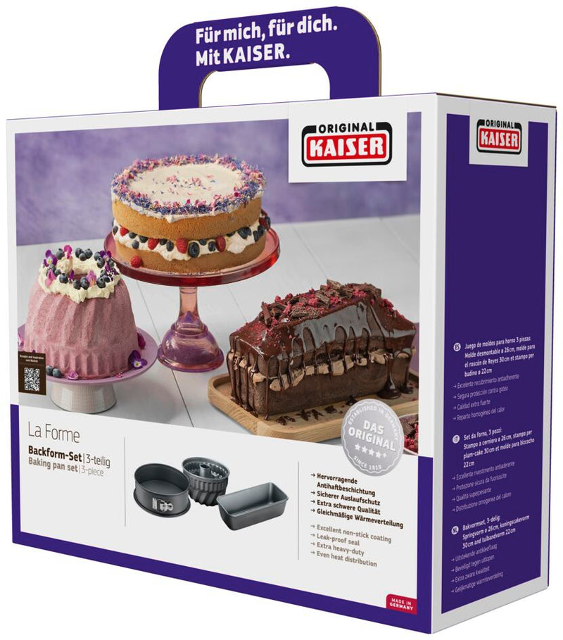 Kaiser Backformen-Set La Forme 3-teilig