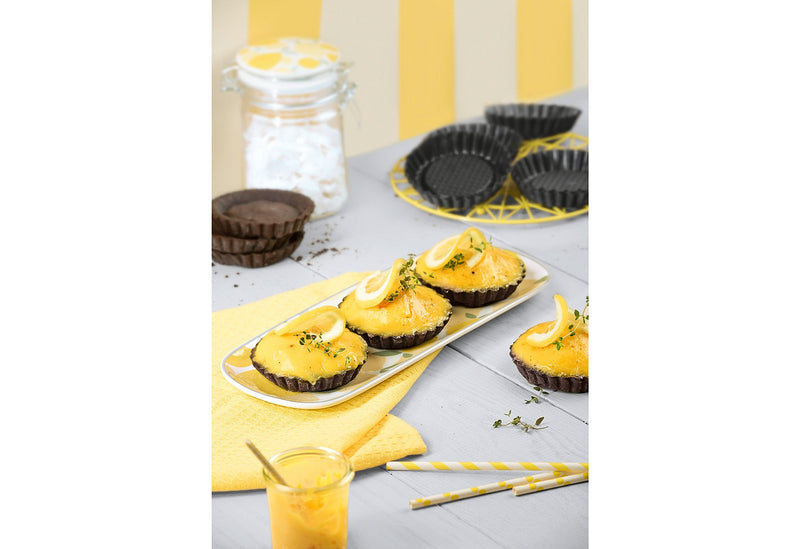 KAISER Tortelett Patisserie Ø10cm schwarz Set 6teilig