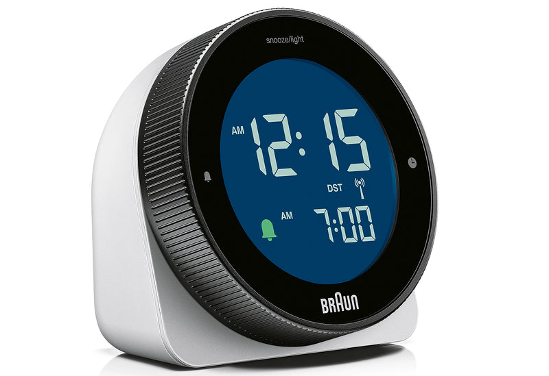 BRAUN Funkwecker mit drehbarer Lünette 8x7,8x5cm