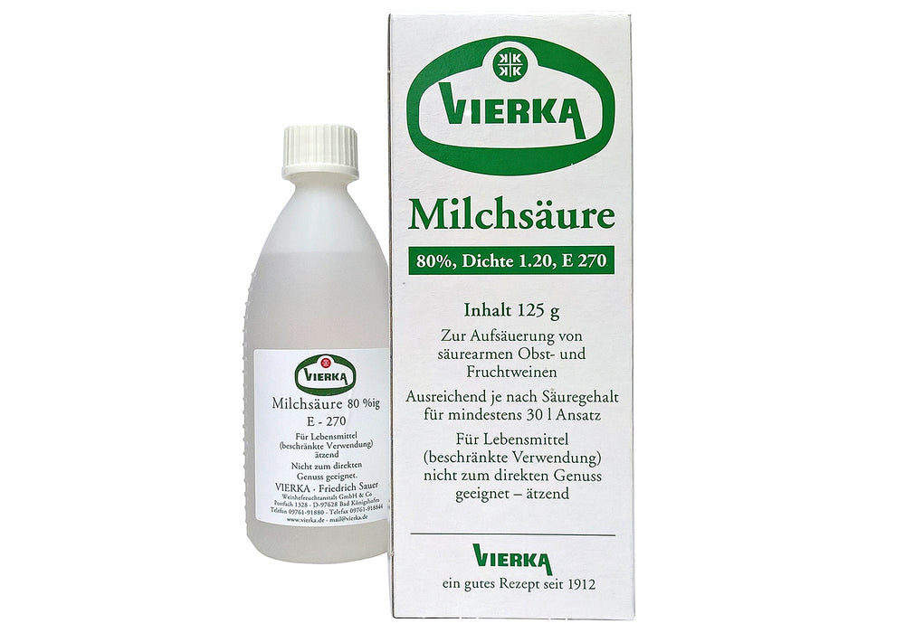 VIERKA Milchsäure 125 g