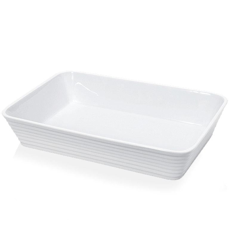 KÜCHENPROFI Auflaufform Burgund 30x21x6cm weiß