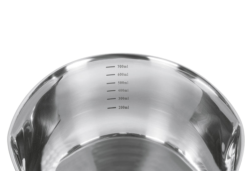 KÜCHENPROFI Stielkasserolle Mehrschichtboden 700 ml 6,5cm Ø14cm