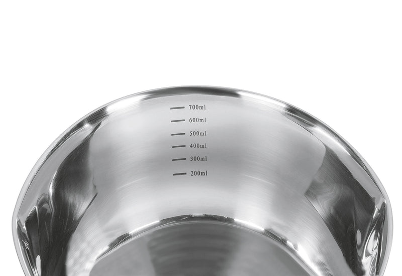 KÜCHENPROFI Stielkasserolle Mehrschichtboden 700 ml 6,5cm Ø14cm