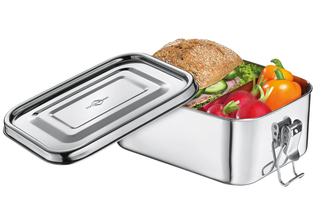 KÜCHENPROFI Lunchbox CLASSIC Edelstahl klein 17,5x13x6,5cm