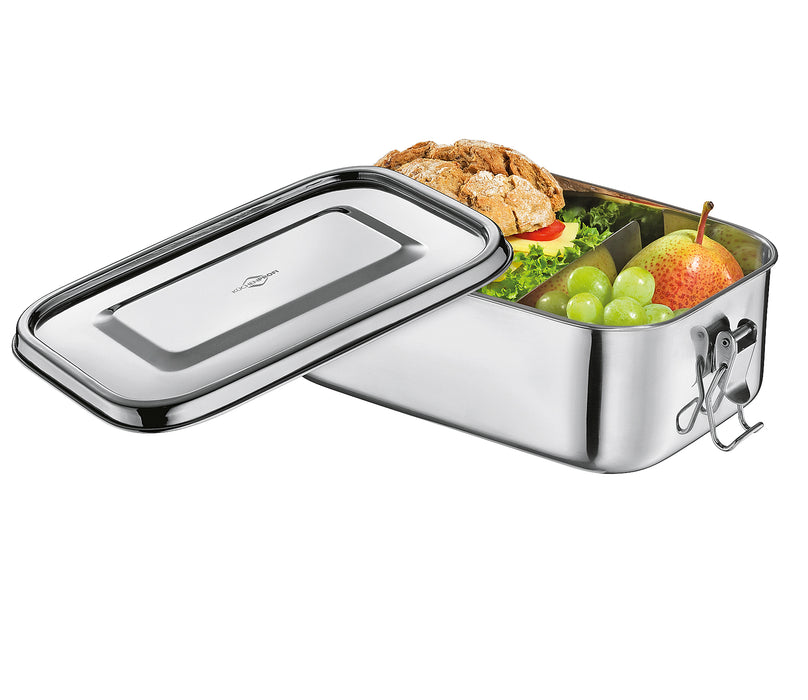 KÜCHENPROFI Lunchbox CLASSIC Edelstahl groß 22,5x15x 7,5cm