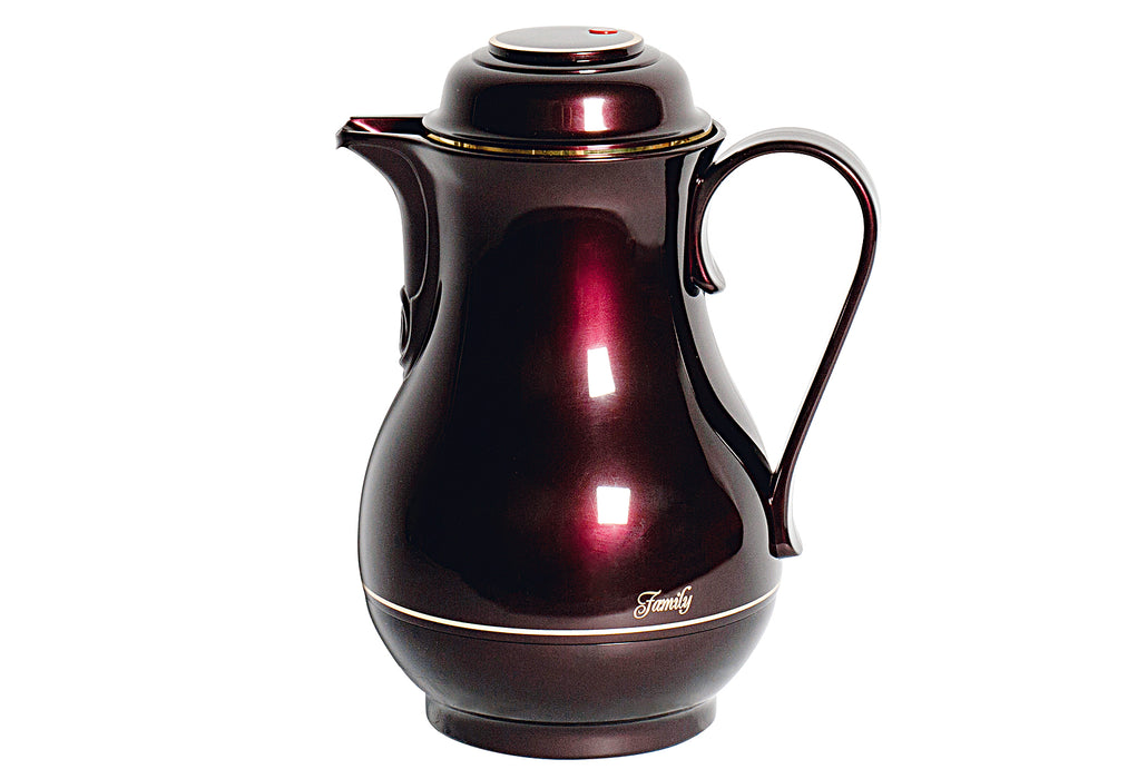 ROTPUNKT Isolierkanne Kunststoff 1,2 l black cherry