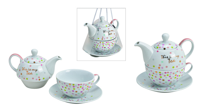 Teekannen-Set This is my tea 400ml/50ml 3tlg