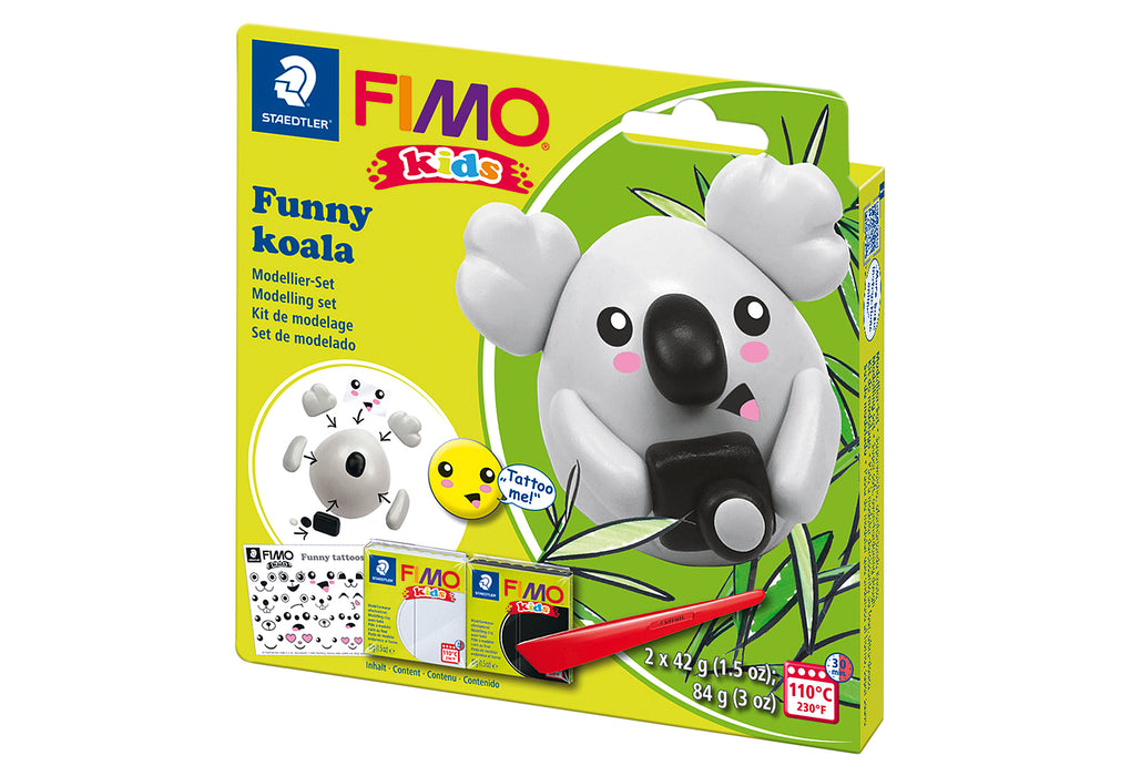 STAEDTLER Modelliermasse Fimo kids funny kits koala 4er SZ