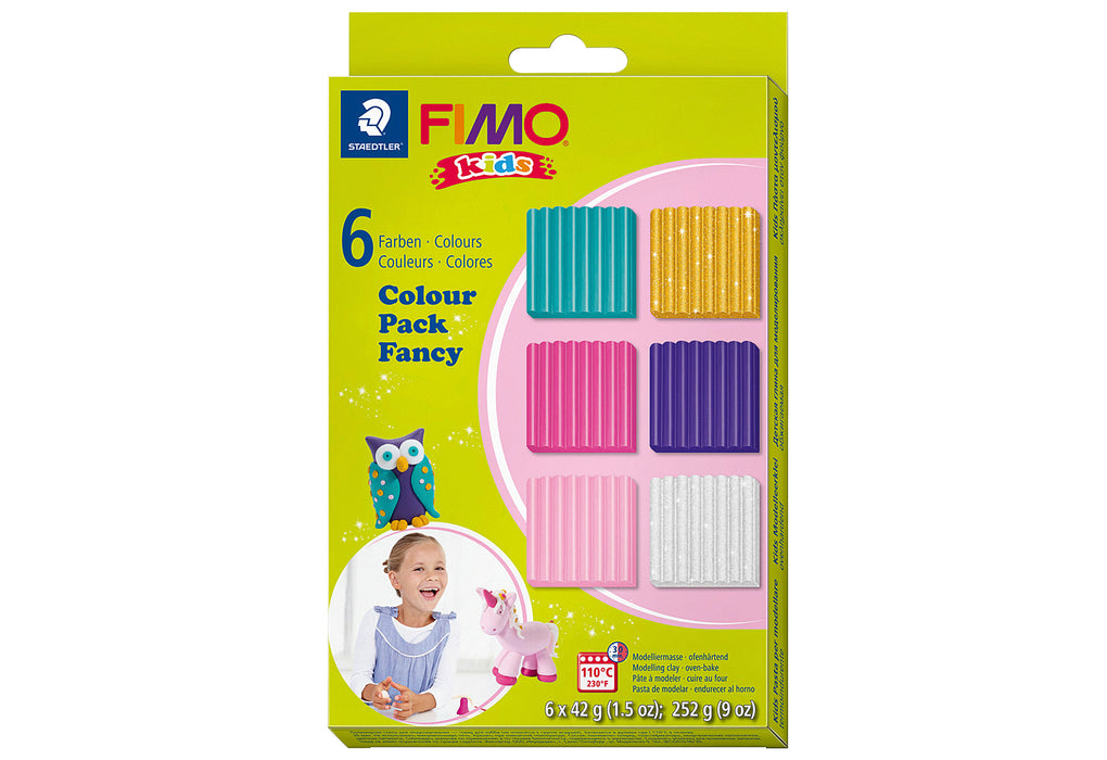 STAEDTLER Modelliermasse Fimo Kids Colour Pack Girlie 6St