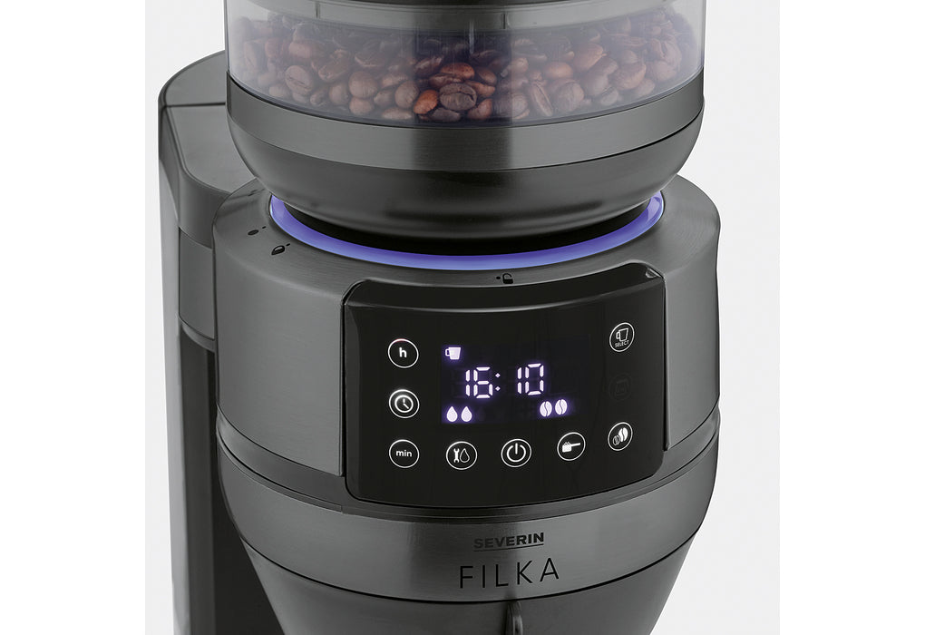 SEVERIN KA 4849 Kaffeeautomat Filka Glaskanne black Limited Edition